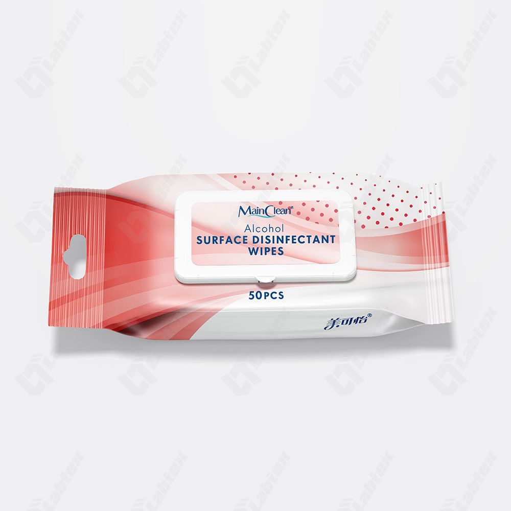 Alcohol surface disinfectant wipes